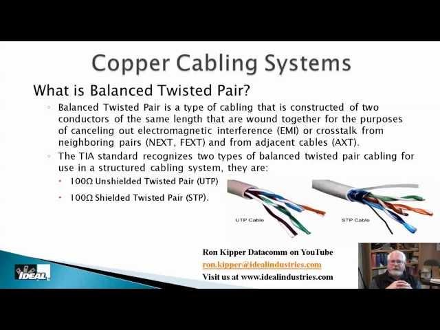 Residential Network Cabling Part 5 UTP Cable