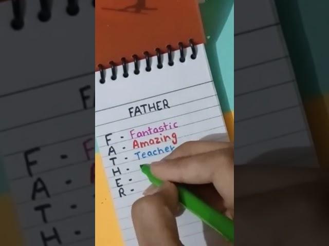 meaning of FATHER ️️️ #shorts #ytshorts
