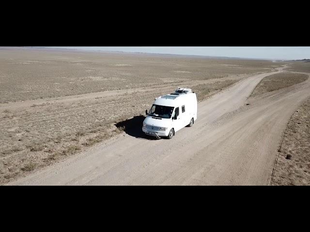 Driving through Kazakhstan in a Mercedes Sprinter (HD)