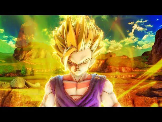 First Time Super Saiyan 2 Teen Gohan Transformation in Dragon Ball Xenoverse 2