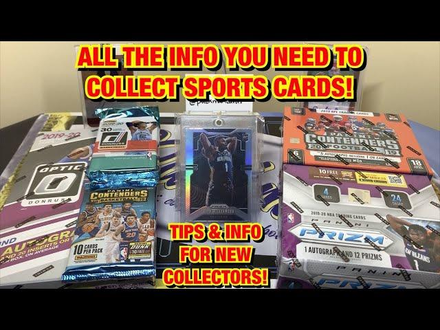 HOW TO COLLECT SPORTS CARDS! Everything You Need To Know To Collect! Tips & Info For Beginners!