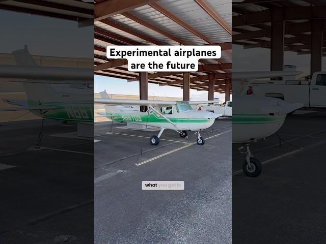 Experimental aircraft are the future of aviation #airplane