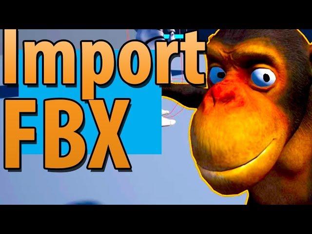 How to import FBX characters into Unreal Engine 4