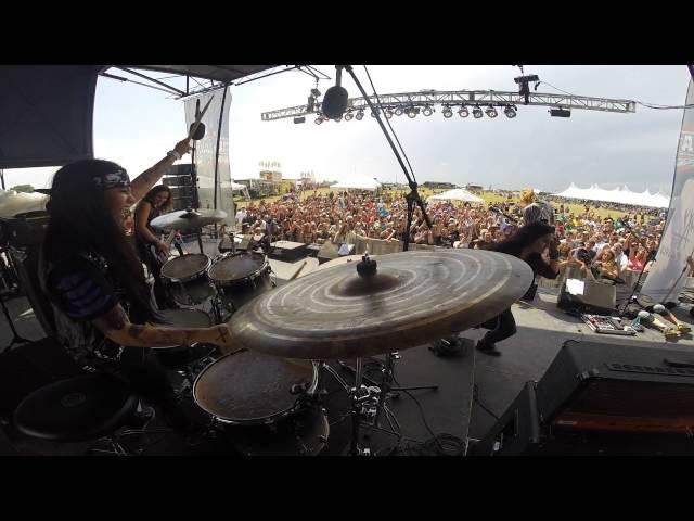 13 Year Old ALEXEY with MXI - ROCKLAHOMA 2016 : -Band Introduction and Kickstart My Heart