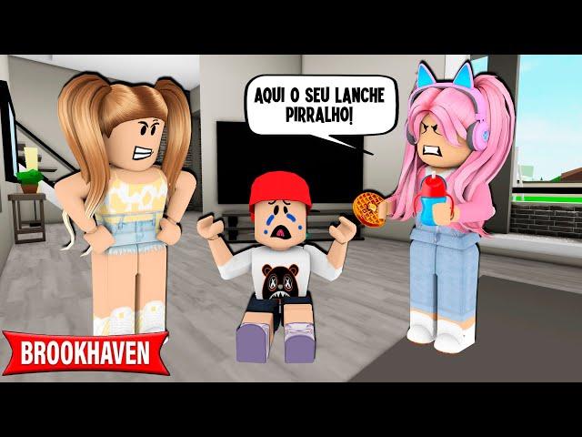 CUIDANDO DO IRMÃO MIMADO DA MINHA AMIGA! Historinhas Brookhaven  RP  │ ROBLOX