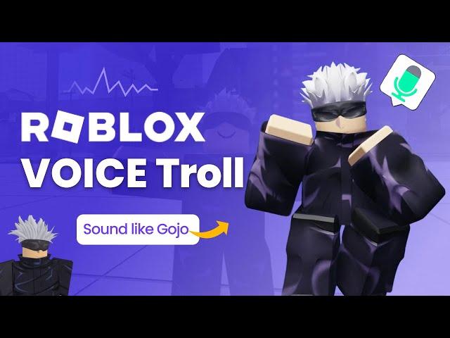 How to voice troll as Gojo in Roblox | Gojo AI Voice Changer