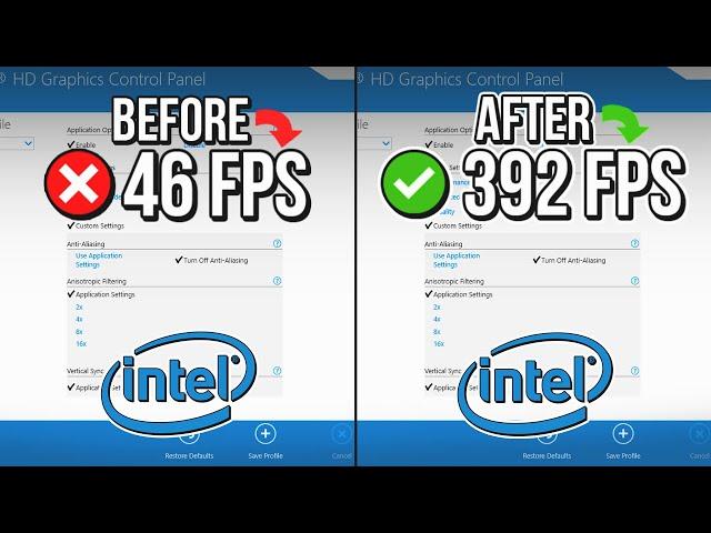  INTEL HD GRAPHICS: BEST SETTINGS TO BOOST FPS FOR GAMING  | Optimize Intel HD Graphics ️