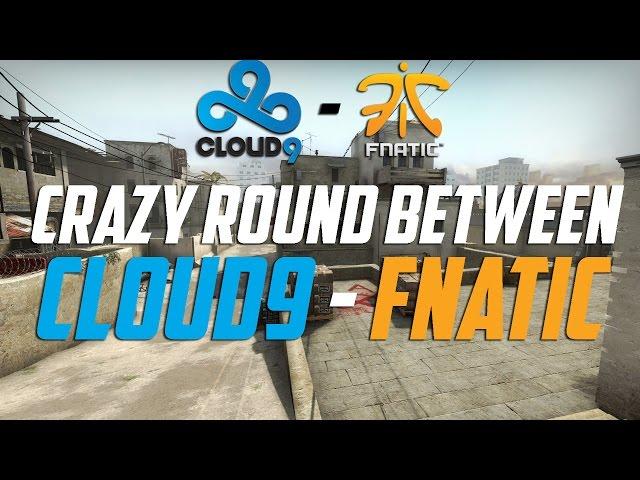 Crazy round between Cloud9 - Fnatic | EE Pro League Grand Final