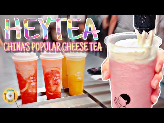 HEYTEA 喜茶 Cheese Tea Making - China's Most Popular Cheese Tea Shop in Singapore