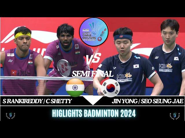 Super MATCH S F | JIN Y/SEO S J (KOR) vs S RANKIREDDY/C SHETTY (IND)[MD] LI-NING china Masters 2024