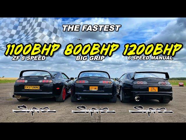 THE FASTEST TOYOTA SUPRA.. ALL OUT 2JZ INSANITY