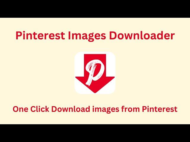 How to Bulk Download Pinterest Images 2024