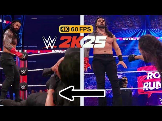 WWE 2K25 Showcase: Roman Reigns vs Seth Rollins - Cinematic Moment