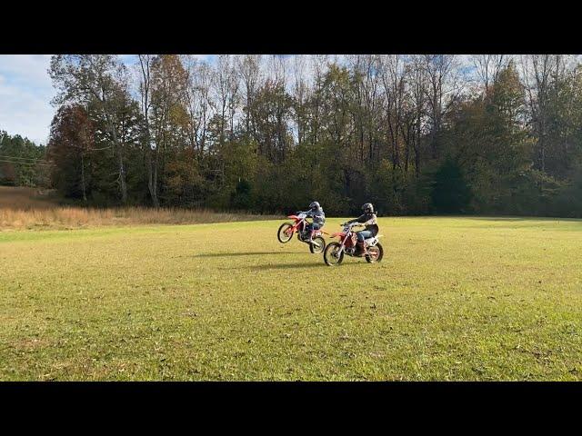 Honda CR250 vs. Honda CRF450