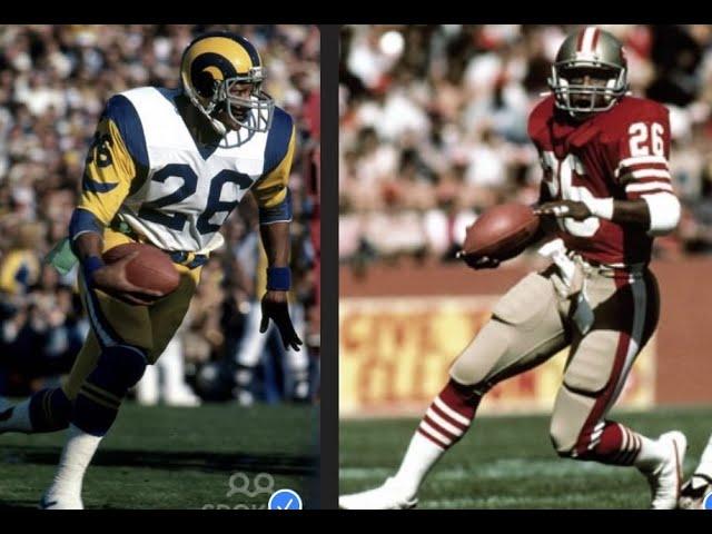 WENDELL TYLER NFL RUNNING BACK 1977-1986 (LOS ANGELES RAMS / SAN FRANCISCO 49ERS) (UCLA)