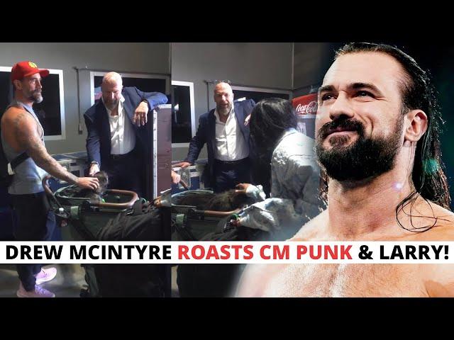 DREW MCINTYRE ROASTS CM PUNK & LARRY!  WWE HEAT!