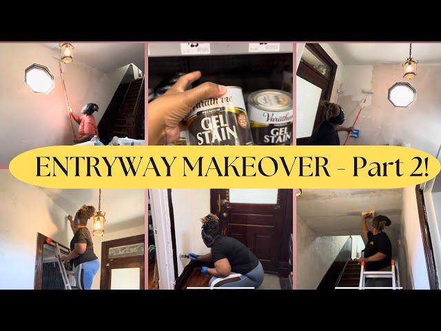 ENTRYWAY/HALLWAY MAKEOVER, PART 2 | LET THE PAINTING BEGIN | SO EXCITED FOR THIS MAKEOVER | SHYVONNE