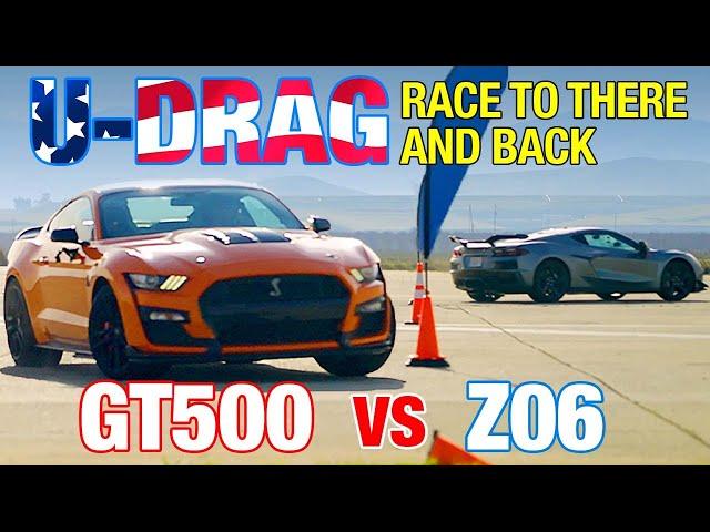 U-DRAGS: 2023 Corvette Z06 vs. 2020 Shelby GT500