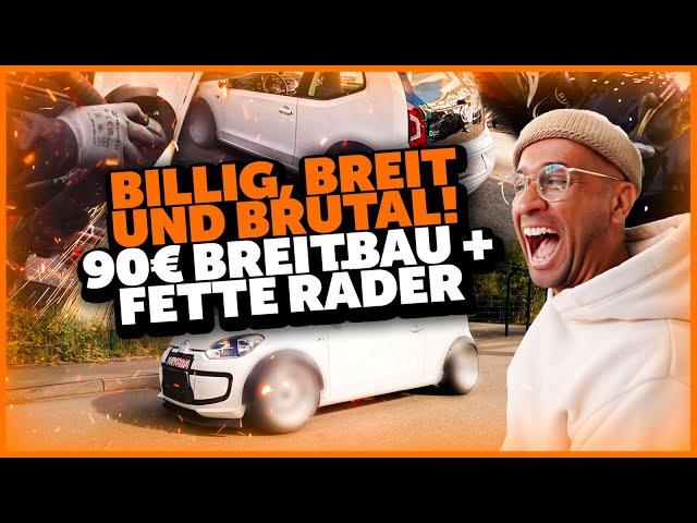 JP Performance - BILLIG, BREIT und BRUTAL! 90€ Breitbau + Fette Räder | Volkswagen Up