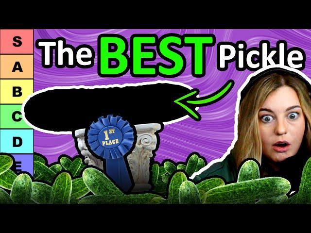 The DEFINITIVE pickle ranking!