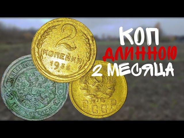 Коп длинною 2  месяца! Поиск монет с металлоискателем