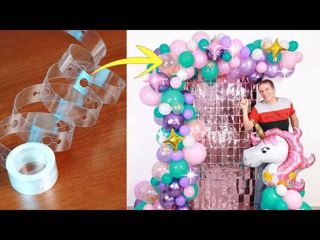 BALLOON GARLAND TUTORIAL  ( balloon decoration ideas ) birthday decoration ideas at home Gustavo gg