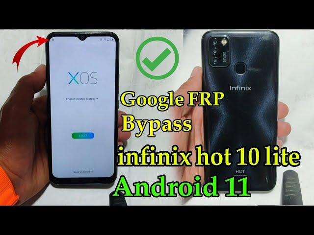 Infinix hot 10 lite Google FRP Bypass without pc Android 11 Infinix X657B 