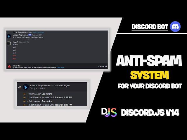 Creating an Anti-Spam System for Your Discord Bot in Discord.js v14