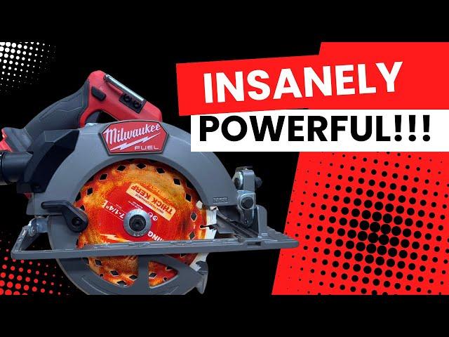 The Most Powerful Circular Saw I've Ever Tested! Milwaukee M18 Fuel!!!