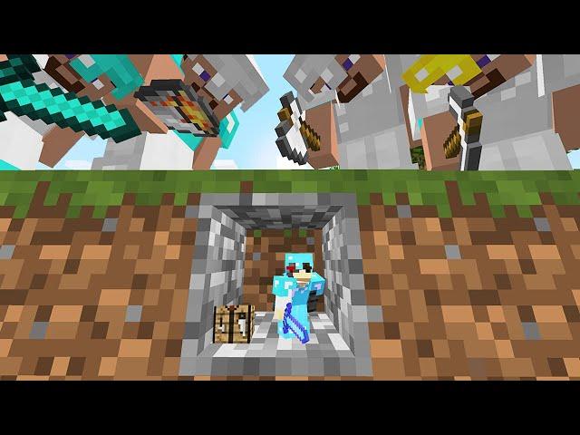 Minecraft Manhunt but I was secretly tiny...