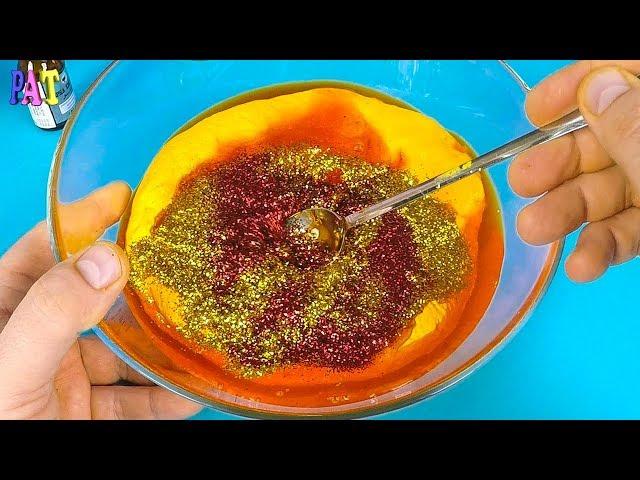 HOW TO MAKE A CARAMEL SLIME! 3 SLIME IN ONE! ANTISTRESS FOR 5 MINUTES!