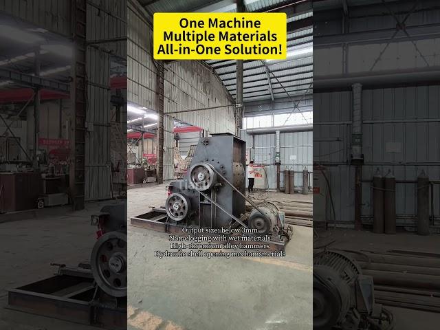 One Machine, Multiple Materials – All-in-One Solution #crusher #stonecrusherline