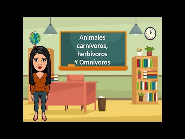 Animales carnívoros, herbívoros y omnívoros