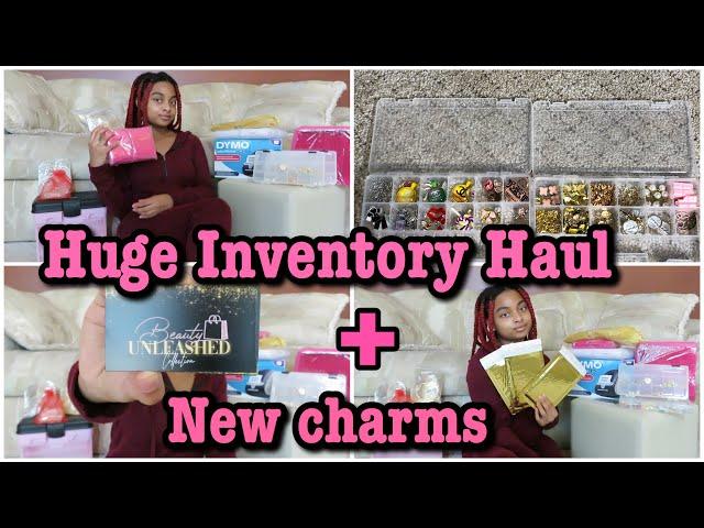 Entrepreneur Life EP:1 Small Business Inventory Haul |  Unboxing New Charms & Hair Pins 