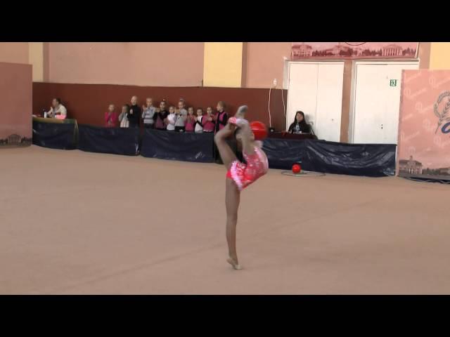 Ревун Анастасия (мяч) 12.10.2014 Чемпионат Черниговской области. 2-й день.