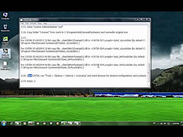 How to crack Catia V5 6R2014
