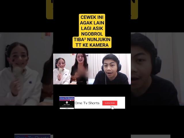 OME TV VIRAL ‼️Cewek Australia ini Emang Gak Lain Tiba²Nunjukin TT Nya Ke Kamera #shortvideo #omegle