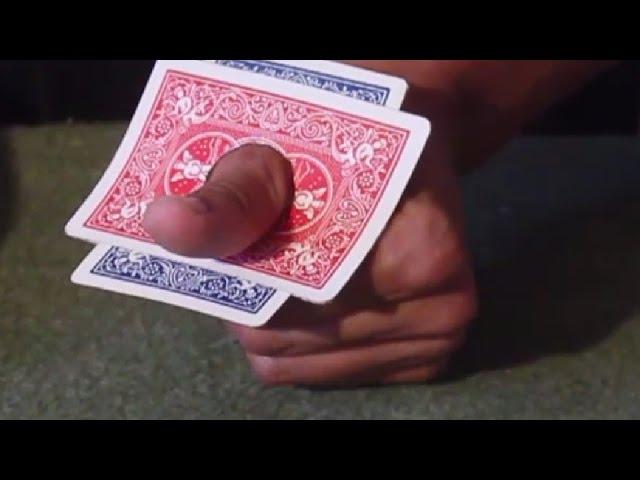 Awesome Card Thru Finger Trick Tutorial!