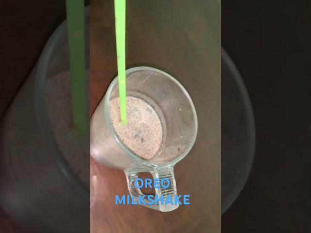 I made an Oreo Milkshake