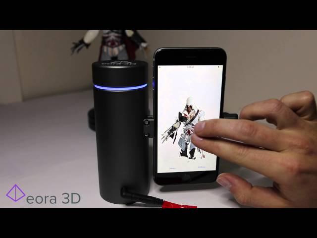 eora 3D - Interaction with the 3D Model.