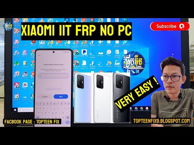 Xiaomi 11T FRP bypass without pc #frp #xiaomi @sros_sk @ahmeefood