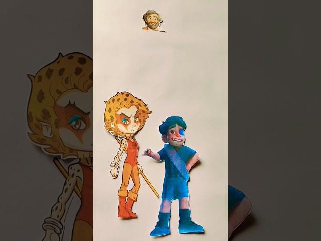 Shakt️i poli face added  #littlesingham #art #pokemon #ytshorts