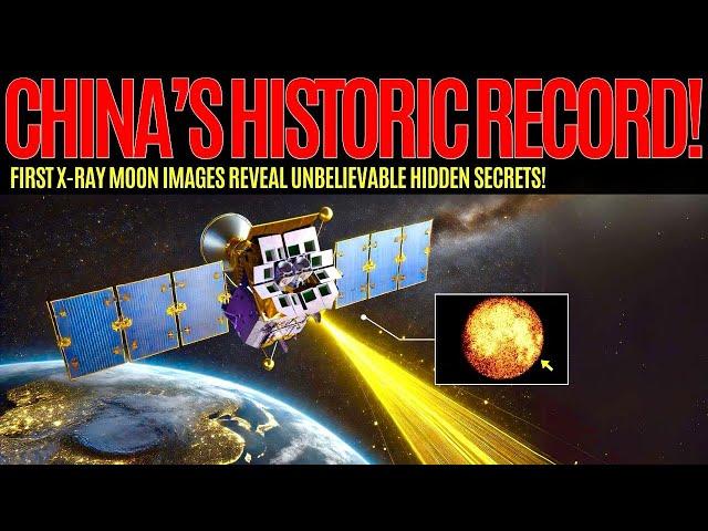 A Historic First: China’s Einstein Probe Captures X-Ray Images of The Moon!