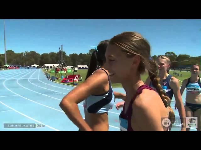 Womens U16 100m - FINALS - Australian Junior Athletics Championships