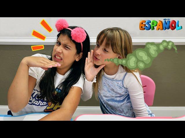 Maria Clara y JP enseñan a su amiga del colegio a cuidar su apariencia