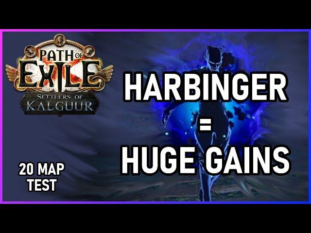 [PoE 3.25] Is Harbinger Still the Currency King? | 20 Map Test | Settlers of Kalguur