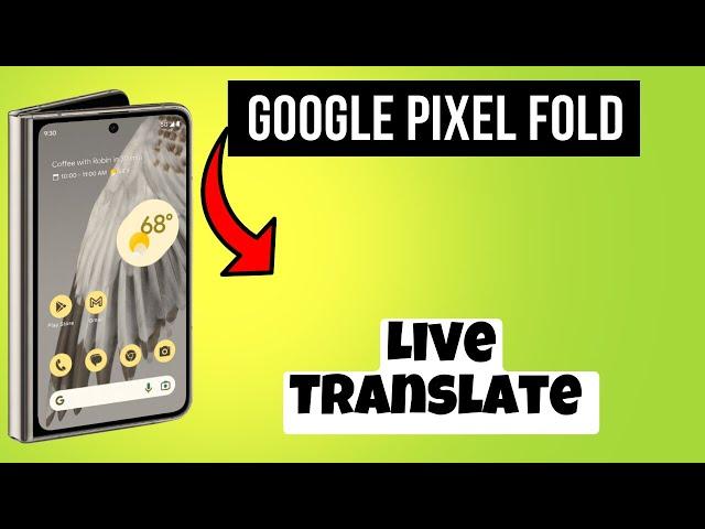 Live Translate Google Pixel Fold || How to enable live translate || Turn on live translation