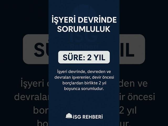 #isg #işçi #işveren #deviramma #çalışan