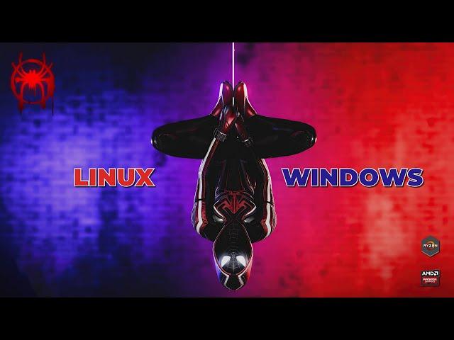 Marvel’s Spider-Man: Miles Morales | Linux vs Windows | 1440p | RX 6700 XT + Ryzen 7 5800x