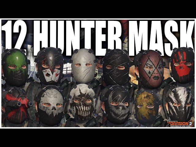 HOW TO GET ALL 12  SECRET HUNTER MASK IN DIVISION 2 | ALL LOCATIONS AND 8 IVORY KEYS UPDATED